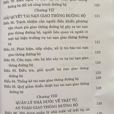 Luật Trật Tự, An Toàn Giao Thông Đường Bộ Năm 2024