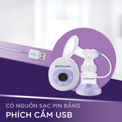 Máy hút sữa điện đơn BioHealth AE Basic - Hàng chính hãng