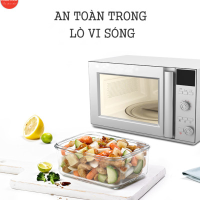 Hộp thủy tinh chịu nhiệt COBA