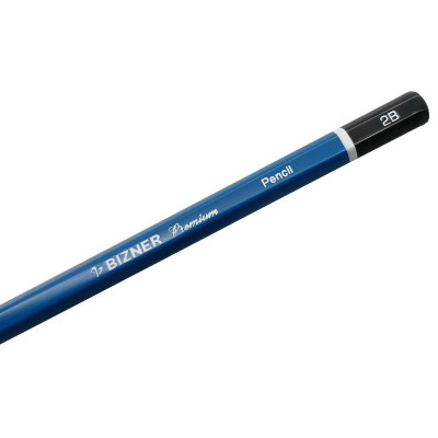 Hộp 10 Bút Chì Gỗ 2B Cao Cấp Bizner BIZ-P02