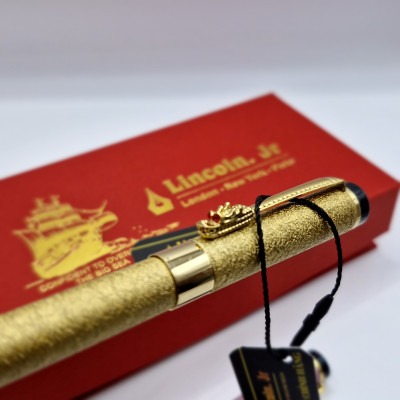 (KHẮC TÊN MIỄN PHÍ)Bút rồng cao cấp Lincoln. Jr 056, cài đầu rồng, sang trọng và đẳng cấp