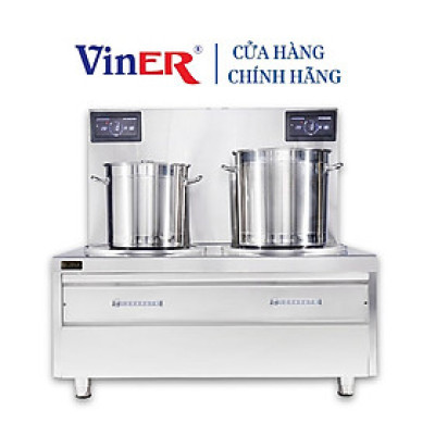 [CỬA HÀNG CHÍNH HÃNG] Bếp từ công nghiệp đôi 15KWx2 mặt phẳng Viner