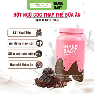 Bột Ngũ Cốc Hỗ Trợ Giảm Cân Thay Thế Bửa Ăn Shake Baby Giúp Kiểm Soát Cân Nặng, Cải Thiện Vóc Dáng từ Hàn Quốc (750g)
