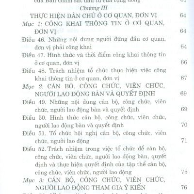 Luật Thực Hiện Dân Chủ Ở Cơ Sở