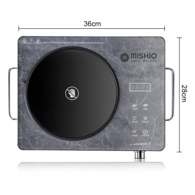 Bếp hồng ngoại Mishio MK417 mặt kính cường lực cao cấp - hàng chính hãng