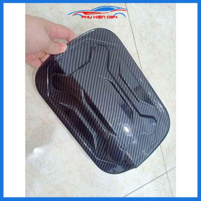Ốp nắp xăng Vinfast Lux A 2.0 2020-2022 vân Cacbon bảo vệ chống trầy trang trí ô tô