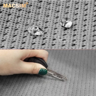 Bạt phủ ô tô chất liệu vải không dệt cao cấp thương hiệu MACSIM dành cho hãng xe Kia Soluto màu ghi