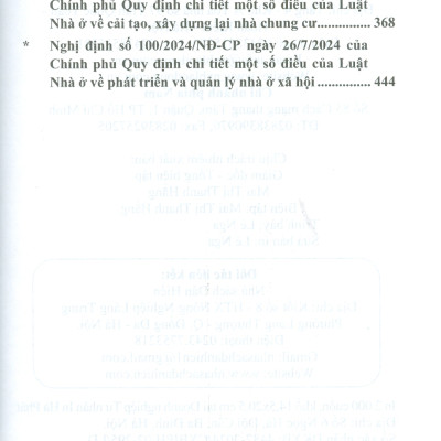 Luật Nhà Ở Và Văn Bản Hướng Dẫn Thi Hành 