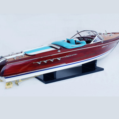 Mô hình tàu Riva Aquarama 50cm (Nệm xanh trắng)