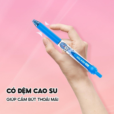 Hộp 20 Bút Gel Xóa Được Mondee 0.5 mm - Điểm 10 TP-GELE-003 - Mực Tím