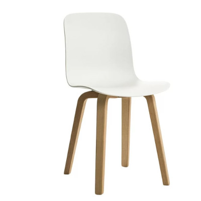 Ghế nhựa chân gỗ nhập khẩu Tundo cao cấp JNST 3049CT hàng thiết kế 42 x 45 x 80 cm