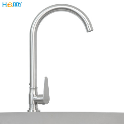 Vòi rửa chén bát lạnh inox 304 Hobby home decor RL1