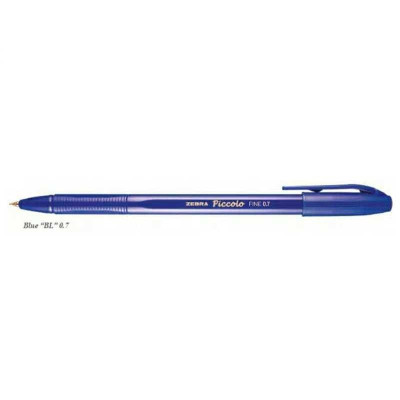 Viết Bi Zebra Piccolo 0.7mm - Màu Xanh