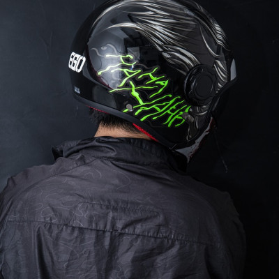 Mũ Bảo Hiểm Nguyên Đầu Đa Năng EGO E-5 - kèm mặt nạ