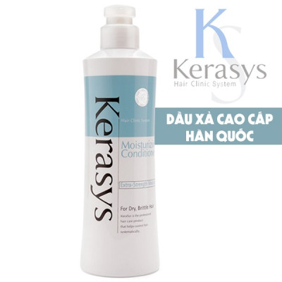 Dầu gội Kerasys Moisutre cân bằng độ ẩm cho tóc xơ rối Hàn Quốc 600ml tặng kèm móc khoá