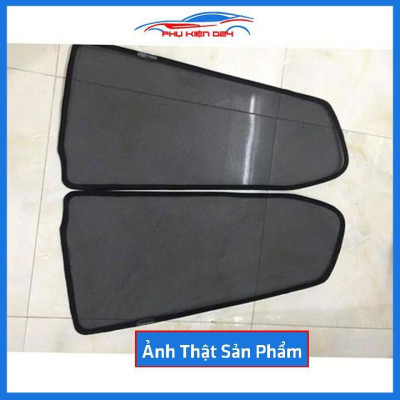Bộ 4 rèm chắn nắng nam châm Wigo 2018-2019 khung cố định chống tia UV