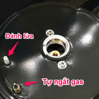 Bếp Gas Âm Rinnai RVB-6SDQ(B) - Đen - Hàng Chính Hãng