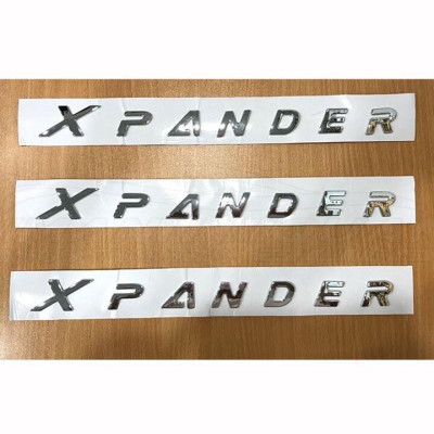 Chữ nổi Xpander dán capo xe ô tô