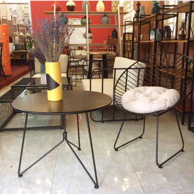 Ghế ngồi phòng ăn Juno Sofa E31CT khung sắt 56 x 45 x 81 cm