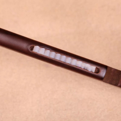 10 Móc Gỗ Nâu Treo Quần Áo Có Vai Đệm 38cm