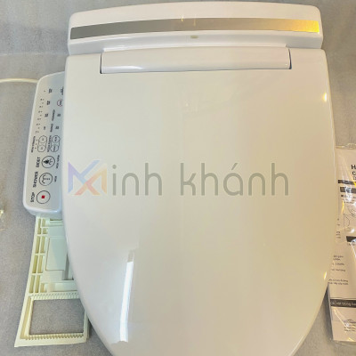 Nắp bồn cầu tự rửa điện tử thông minh điều khiển từ xa xịt rửa, vệ sinh phụ nữ INAX CW-KB22AVN (Hàng chính hãng)