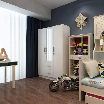 Tủ đựng quần áo thanh lịch bằng gỗ SMLIFE Concord
