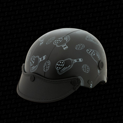 Mũ bảo hiểm lỗ thông gió hoa văn chính hãng NÓN SƠN AMP-ĐN122