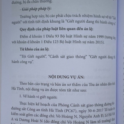 Bình luận khoa học bản án và án lệ - tập 1 