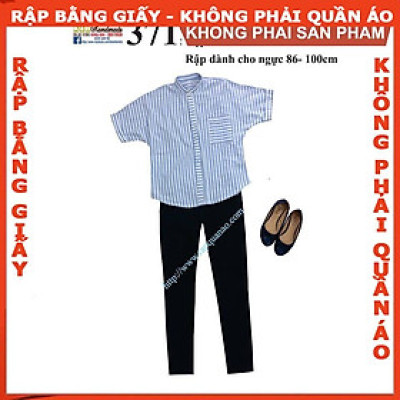 Rập giấy A0 mã 371 (BẢN VẼ) - rập áo freesz