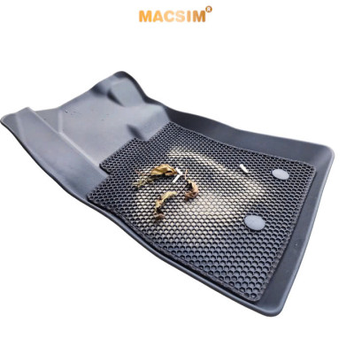 Thảm hai lớp (sd3) Macsim dành cho Vinfast VF3 bề mặt cao su siêu sạch