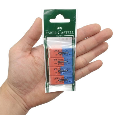 Bộ Gôm Tẩy Mực - Faber-Castell 187080 (4 Viên)