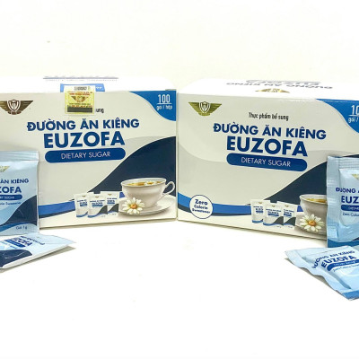 Đường ăn kiêng Euzofa, Hộp 100 gói