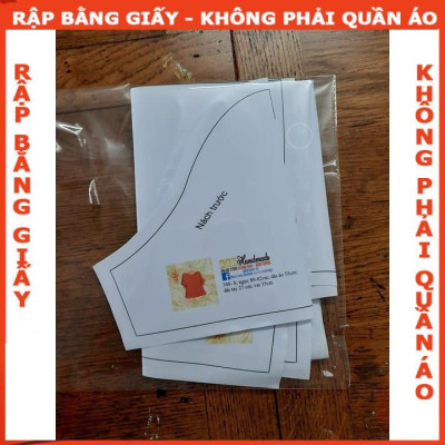 Rập giấy mã 636 (BẢN VẼ) rập may đầm