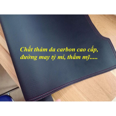 Thảm Taplo Da Carbon Xe Honda Civic 2008 đến 2021 Cao Cấp Màu Đen
