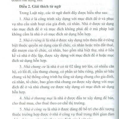 Luật Nhà Ở Và Văn Bản Hướng Dẫn Thi Hành 