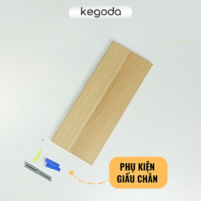 [Mua 2 giảm 10%] Kệ Gỗ Thanh Ngang Treo Âm Tường Trang Trí, Nhiều Màu KEGODA KT56