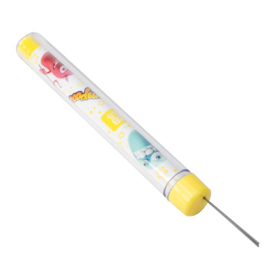 Ruột Bút Chì 2B Deli X Bumpees - 0.5Mm/0.7Mm - Ngòi Chì Kim - Xanh, Hồng, Vàng - Màu Ngẫu Nhiên - 2 Ống - EU67200 / EU67