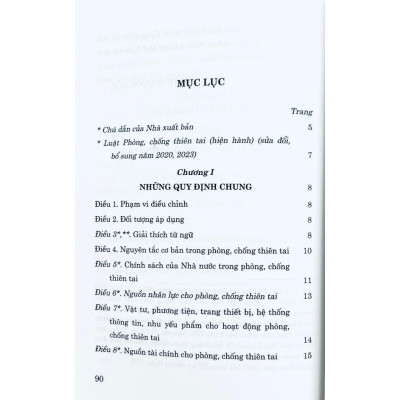 Sách - Luật Phòng, Chống Thiên Tai (Hiện Hành) (Sửa Đổi, Bổ Sung Năm 2020, 2023) - NXB Chính Trị Quốc Gia