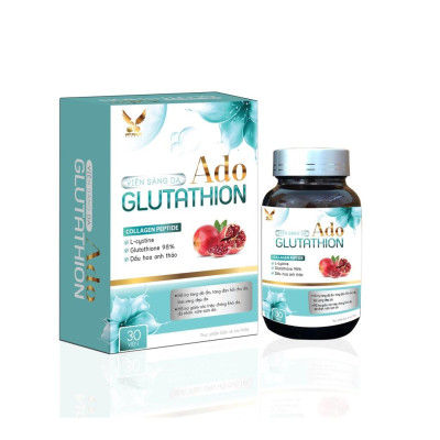 [TPBVSK] Viên Sáng Da Ado GLUTATHION - Hỗ trợ sáng da, giảm nám