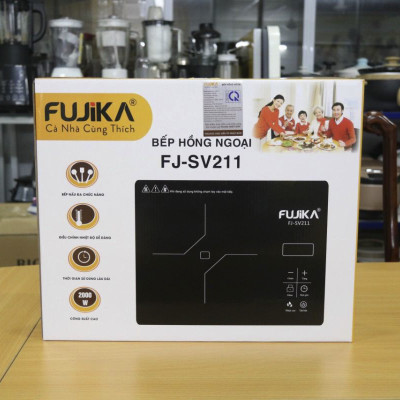 Bếp Hồng Ngoại 2000W Fujika FJ-SV211 Mặt Kính Ceramic Nấu Mọi Loại Nồi Có Thể Nướng Trực Tiếp Trên Bếp-Hàng Nhập Khẩu