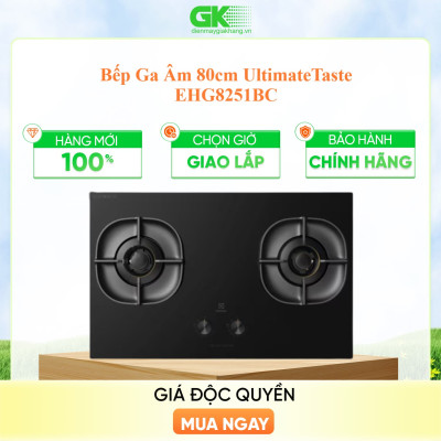 Bếp ga âm 2 vùng nấu Electrolux EHG8251BC - Hàng chính hãng