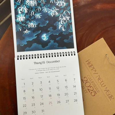 LỊCH BÀN ẤT TỴ 2025: KHU VƯỜN VĂN CHƯƠNG – Nhã Nam