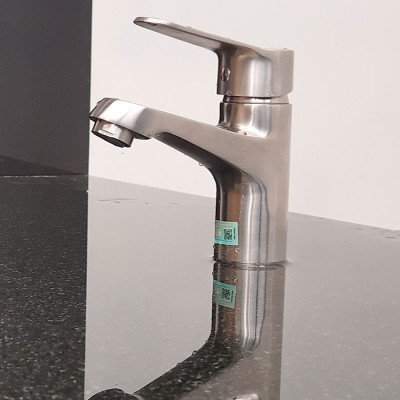 Vòi Lavabo nóng lạnh Inox SUS 304 Chrome Eurolife EL-1502