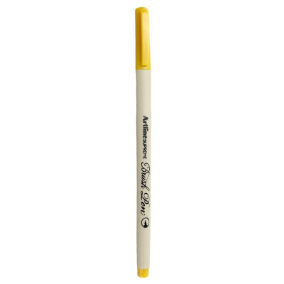 Bút Lông Đầu Cọ Artline Supreme Brush Pen EPFS-F - Chrome Yellow