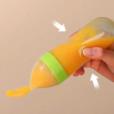 [ 5459-Nuby ] Bình thìa dùng cho trẻ trong giai đoạn ăn dặm, dung tích 90ml