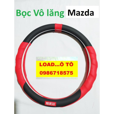 Bọc vô lăng Sparco Mazda CX5, Mazda 3,2, Mazda CX 8, BT50 Cao Cấp