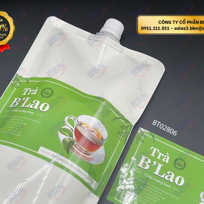 100 túi đáy đứng nắp vặn trắng sữa 500ml 13.5 x 22.5cm