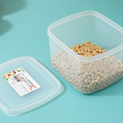 Combo 02 hộp nhựa cao cấp bảo quản thực phẩm 900ml & 1200ml - Hàng nội địa Nhật Bản (#Made in Japan)