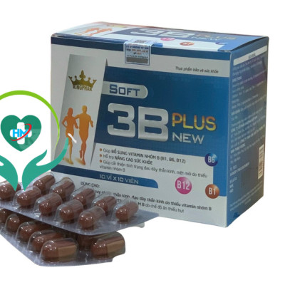 Viên uống vitamin 3B plus new, Kingphar, hộp 100v