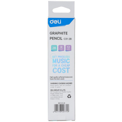Bút Chì Deli 2B - Phiên Bản Sơn Tùng M-TP Giới Hạn - Deli C31-2B